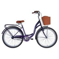 Велосипед Dorozhnik Aquamarine 26" 17" ST 2024 Темно-фиолетовый (OPS-D-26-230)