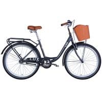 Велосипед Dorozhnik LUX 26" 17" ST 2024 Темно-серый (OPS-D-26-241)