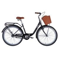 Велосипед Dorozhnik LUX 26" 17" ST 2024 Черный (OPS-D-26-240)