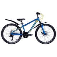 Велосипед Discovery Flint AM DD 24" 13" ST 2024 Синий (OPS-DIS-24-329)