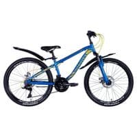 Велосипед Discovery Flint AM DD 24" 13" ST 2024 Черный (OPS-DIS-24-328)