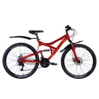 Велосипед Discovery Canyon AM DD 26" 17.5" ST 2024 Красный (OPS-DIS-26-609)