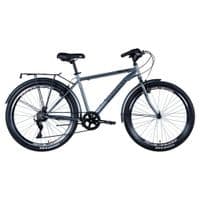 Велосипед Discovery Prestige Man Vbr 26" 18" ST 2024 Серый (OPS-DIS-26-585)