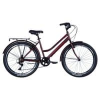 Велосипед Discovery Prestige Woman VBR 26" 17" ST 2024 Красный (OPS-DIS-26-588)