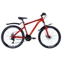 Велосипед Discovery Trek AM DD 26" 18" ST 2024 Червоний (OPS-DIS-26-592)