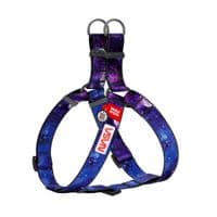 Шлея для собак WAUDOG Nylon з QR паспортом "NASA21" пластиковий фастекс XL (324-0148)