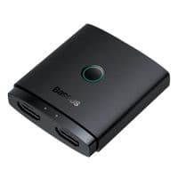 USB-концентратор Baseus AirJoy Series 2-in-1 Bidirectional HDMI Switch Cluster Black