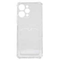 Силіконова накладка для смартфона Xiaomi Redmi 12 (4G\5G), with pocket, Transparent