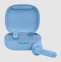 Навушники JBL Wave Flex, Blue, Bluetooth, мікрофон, чохол з функцією зарядки (JBLWFLEXBLU)