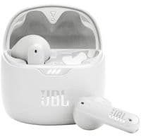 Наушники беспроводные JBL Tune Flex, White, Bluetooth, микрофон, аккумулятор 55 mAh, чехол с функцией зарядки, технология "JBL Pure Bass Sound" (JBLTFLEXWHT)