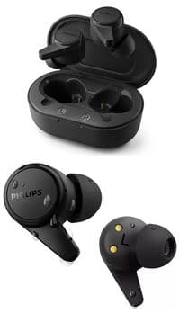 Навушники TWS Philips TAT1207 BT 5.2, IPX4, SBC, Mic, Чорний