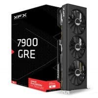 Відеокарта XFX AMD RX-7900GRE GAMING 16 ГБ GDDR6 256 біт, 2395 МГц / 18 Гбіт / с, 3x DP 1x HDMI, 2,5 слота, 3 вентилятори