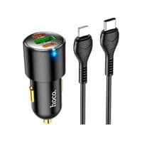 Зарядное устройство для HOCO N26 2xType-C, USB-A Black (6931474765192)