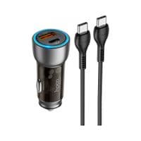 Зарядное устройство для HOCO N28 USB-A/Type-C Brown (6931474782762)