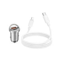Зарядное устройство для HOCO NZ10 Handy USB-A/Type-C Silver (6942007601832)