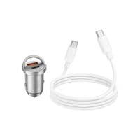Зарядное устройство для HOCO NZ10 Handy USB-A/Type-C Silver (6942007601849)