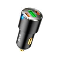 Зарядное устройство для HOCO NZ6 2xType-C, USB-A Black (6931474765185)