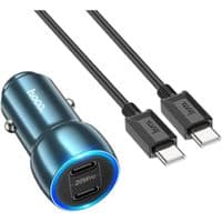 Зарядное устройство для HOCO Z48 Tough Type-C/Type-C Sapphire Blue (6931474795045)