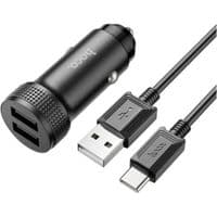 Зарядное устройство для HOCO Z49 Level 2xUSB Black (6931474795663)