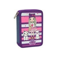 Пенал Cool For School 2 відділення з відворотами Фіолетовий (CF87280)