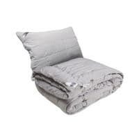 Одеяло Руно Демисезонное силиконовое Grey 140х205 см с подушкой 50х70 см (924.52Grey)