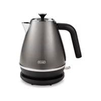 Электрочайник DeLonghi Distinta Titanium, 1.7л, Strix, металл, серый