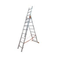 Лестница BUDFIX универсальная трехсекционная 01407, 3х7 (62190)