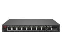 8ми портовый PoE Full Gigabit коммутатор ONV-POE33108PFG, 8xPoe1000Мбит + 2х1000 Мбит + 1xSFP 1000Мбит, до 250м, IEEE802.3af/at, мощность 110Вт
