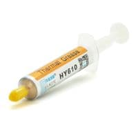 Паста термопроводная HY-610 5g, шприц, Gold, >3,05W/m-K, <0.073°C-in²/W, -30°≈280°, Вязкость -1K cPs, OEM Q20
