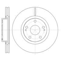 Тормозной диск REMSA 61050.10