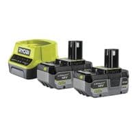 Набор аккумулятора и зарядного устройства Ryobi RC18120-242X ONE+, 18В, 2А•ч+4А•ч, ЗУ Lithium+