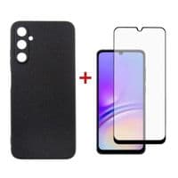 Чехол для мобильного телефона Dengos Kit для Samsung Galaxy A05s (A057) case + glass (Black) (DG-KM-09)