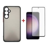Чохол до мобільного телефона Dengos Kit for Samsung Galaxy S23 FE case + glass (Black) (DG-KM-11)