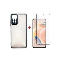 Чохол до мобільного телефона Dengos Kit for Xiaomi Redmi Note 12 Pro 4g case + glass (Black) (DG-KM-29)