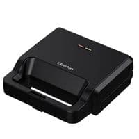 Мультимейкер Liberton LSM-5105, Black, 800W, 4в1 гриль, трикутні сендвічі 4шт, бельгійські вафлі 2шт, горіхи 12шт, антипригарне покриття, індикатор живлення та готовності, автоматичний контроль температури