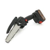 Акумуляторна ланцюгова пилка Mini Chain Saw 15cm, 24V, зарядне + акумулятор, Case