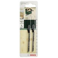 Полотно пиляльне для електролобзика HSC Bosch по дереву, T 101 AO, 1.4?82мм, 2шт