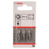 Біти Bosch Extra-Hart PH2, 25мм, 3шт