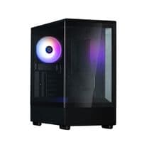 Корпус Zalman P10 без БП, 1xUSB3.0, 1xUSBType-C, 1x120мм ARGB, VGA 384мм, LCS ready, TG Side Panel, mATX, черный