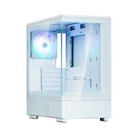 Корпус Zalman P10 без БП, 1xUSB3.0, 1xUSBType-C, 1x120мм ARGB, VGA 384мм, LCS ready, TG Side Panel, mATX, белый