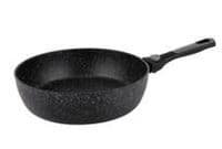 Сковорода глубокая со съемной ручкой Ardesto Gemini Bari, 28см, алюминий, черный