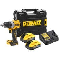 Шуруповерт DeWALT XR Li-Ion PowerStack 18 В, 2x5Ah, 90 Нм, 0-650/0-2000 об/мин, TSTAK (DCD800H2T)
