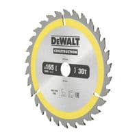 Круг відрізний DeWALT CONSTRUCTION, 165х20 мм, 30z (ATB), 10 гр. (DT1935)