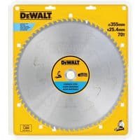 Круг відрізний DeWALT METAL CUTTING, 355x25.4 мм, 90 z, TCG, 1.5 гр. (DT1927)