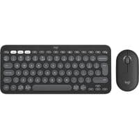 Комплект (клавиатура, мышь) беспроводной Logitech Pebble 2 Combo Graphite (920-012239)