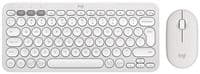 Комплект (клавиатура, мышь) беспроводной Logitech Pebble 2 Combo White (920-012240)