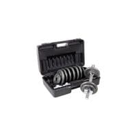 Гантельний набір LiveUp Dumbell Set у кейсі чорний 2х7,5кг LS2322B-15KGS (6951376139303)
