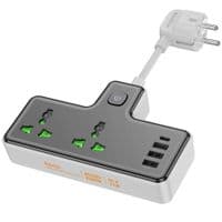 Сетевой удлинитель HOCO  AC11A Voyage 2-position expansion socket(1C3A) Black