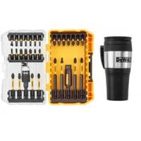 Набор бит DeWALT Phillips,Pozidriv,Torx,Slotted,L= 25,57, 85 мм, 32 шт, ToughCase, термокружка (DT70736TM_1)