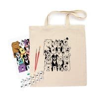 Набір для творчості Rosa Talent екосумка-розмальовка, Dogs 38х42см (4823098538400)